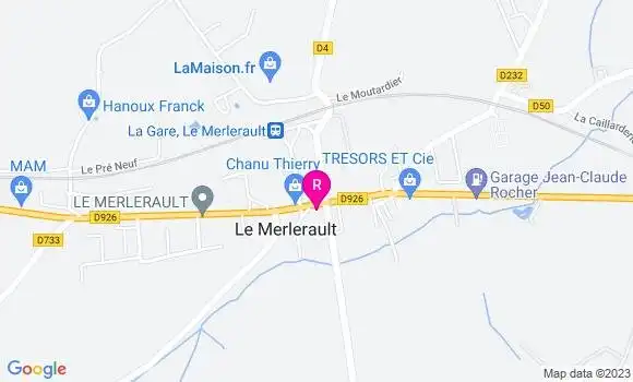 Localisation Restaurant Bar Le Trotteur