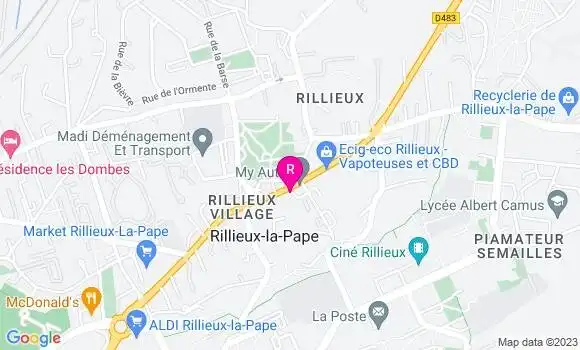 Localisation Kebab Le Village