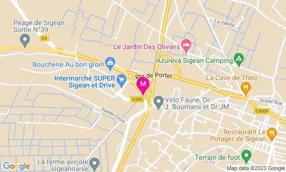 Localisation Pizzeria Pizza Snack Le Peyrou