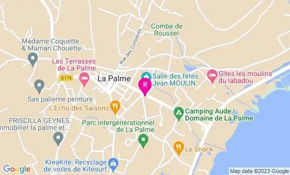 Localisation Pizzeria Lapalme Pizza