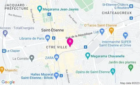 Localisation Restaurant  La Cabane