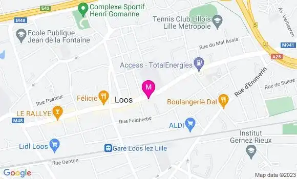 Localisation Pizzeria Pizza Zio