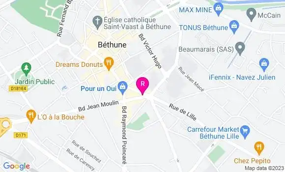 Localisation Fast Food Subway