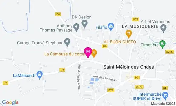 Localisation Restaurant  Le Melo Burger