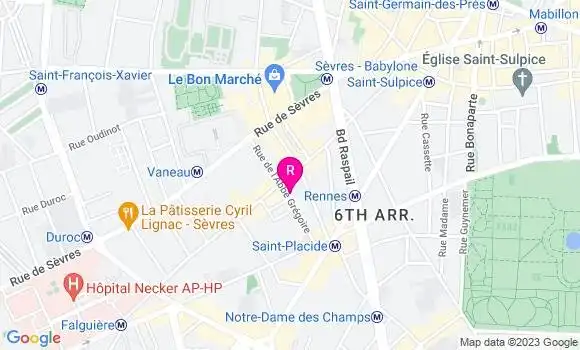 Localisation Restaurant  L
