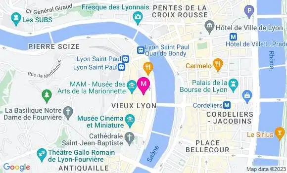 Localisation Restaurant Bar Chicha Menzel