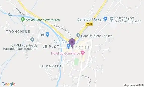 Localisation Restaurant de la Piscine