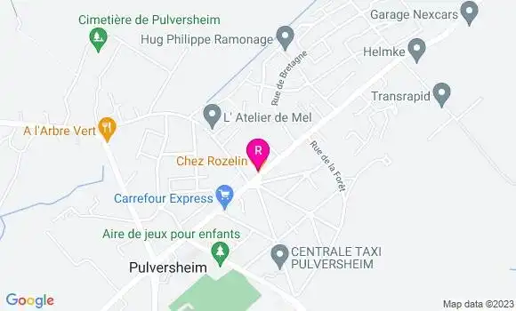 Localisation Restaurant  Chez Rozelin