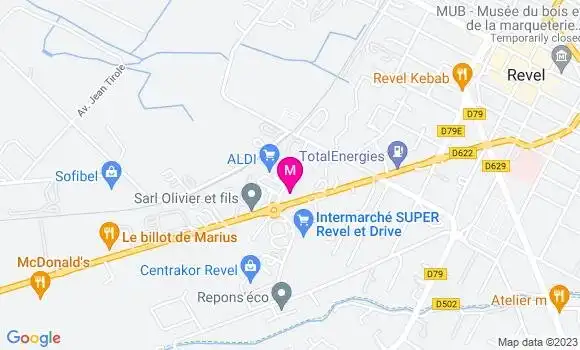 Localisation Restaurant  Les Saveurs de Tataouine