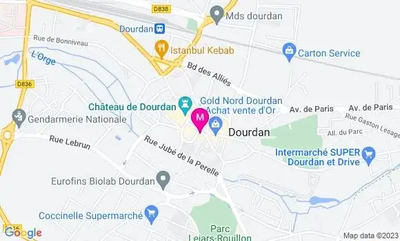 Localisation Pizzeria du Chateau