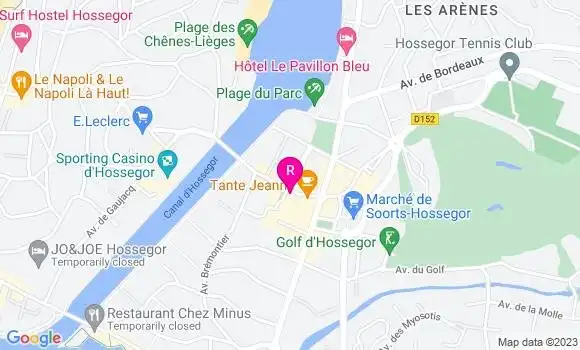Localisation Pizzeria Beny