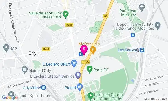 Localisation Restaurant  La Medina Orly