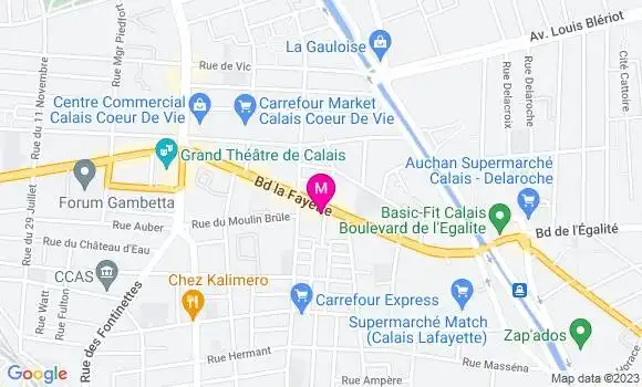 Localisation Fast Food Subway