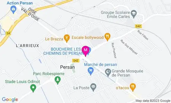 Localisation Pizzeria Pizza Pronto