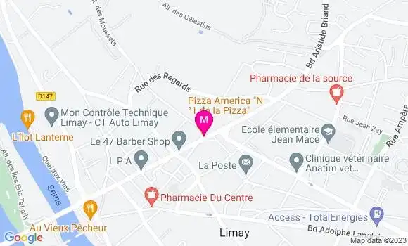 Localisation Restaurant  Pizza America