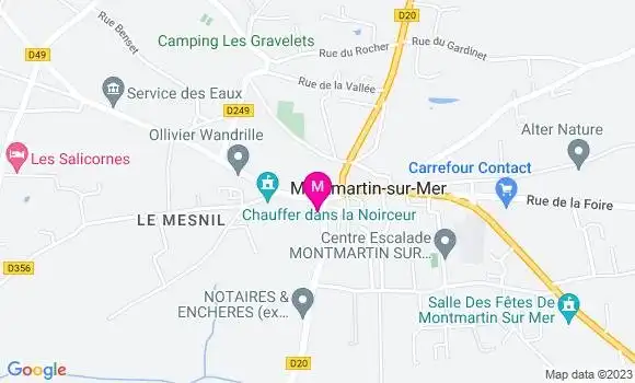 Localisation Restaurant du Bon Vieux Temps