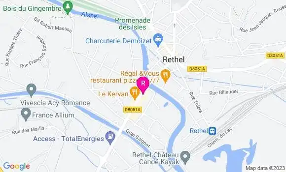 Localisation Restaurant  L