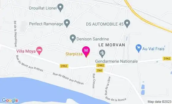 Localisation Food Truck Starpizza