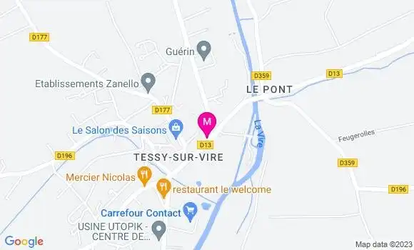 Localisation Restaurant  Les 4 Saisons d