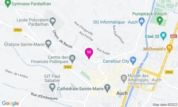 Localisation Restaurant  Le Petit Midi