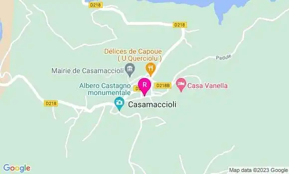 Localisation Pizzeria U Querciolu