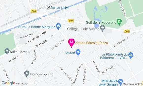 Localisation Pizzeria Pizza Time
