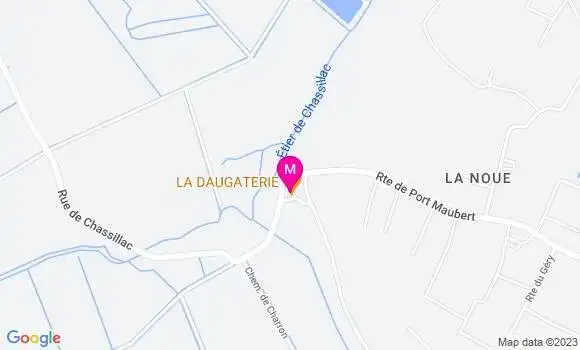 Localisation Restaurant  La Daugaterie