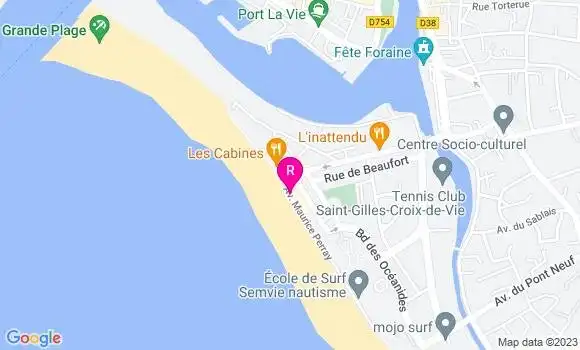 Localisation Restaurant  La Playa