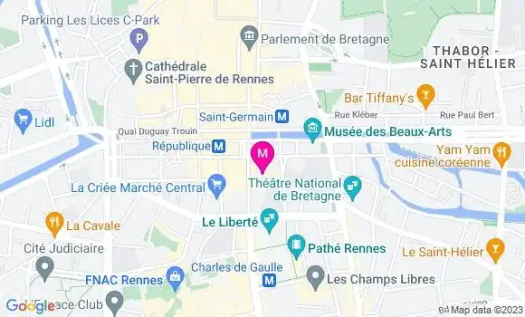 Localisation Restaurant  Eurasie