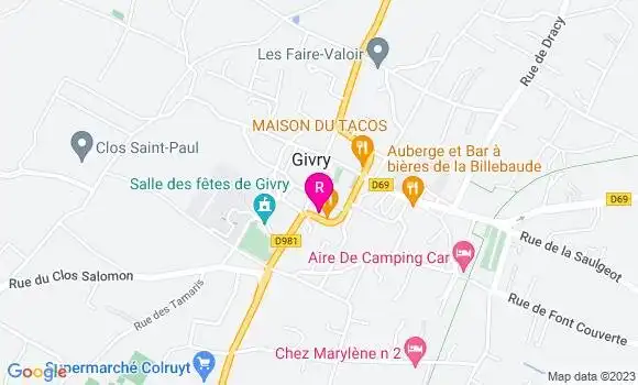 Localisation Pizzeria du Rempart