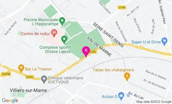 Localisation Kebab Resto des Stades