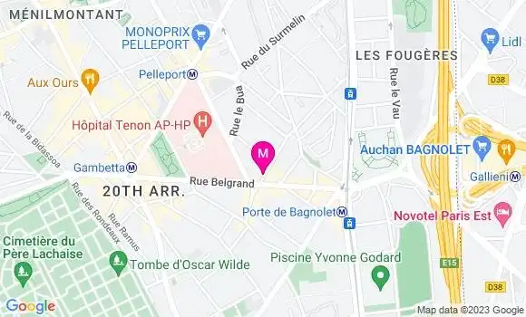 Localisation Restaurant Chinois Le Bonheur