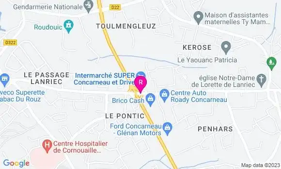 Localisation Pizzeria Presto Pizz