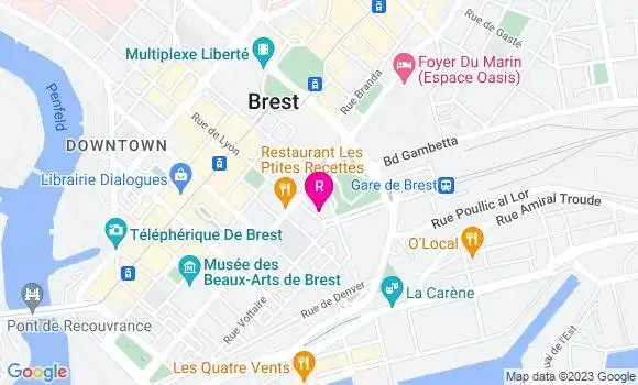 Localisation Restaurant Bar Bar en Bol