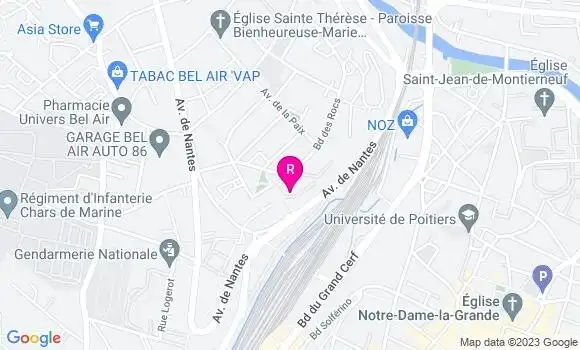 Localisation Restaurant  La Milanaise