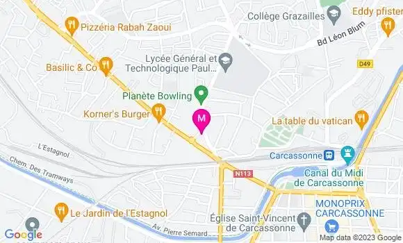Localisation Pizzeria Tutti Pizza