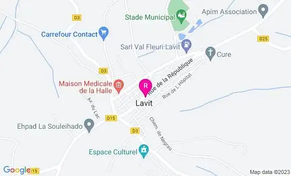 Localisation Pizzeria Le San Pietro