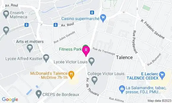 Localisation Restaurant  Hfc