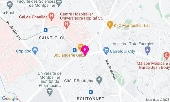 Localisation Restaurant  Pizza Saint Eloi
