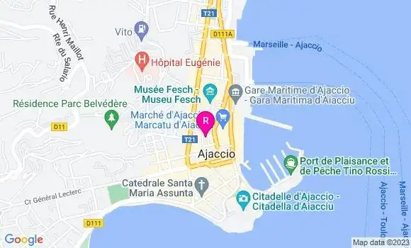 Localisation Restaurant  Café M