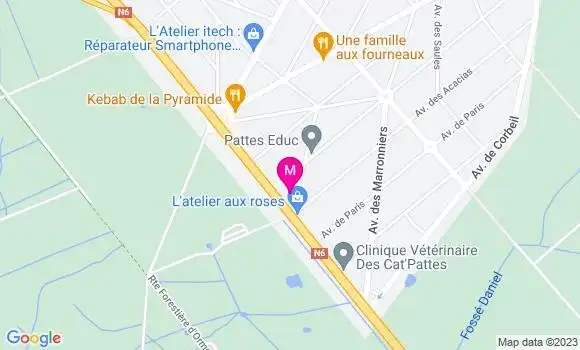 Localisation Restaurant  O Bon Poulet