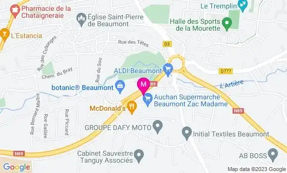 Localisation Restaurant  Mc Donald