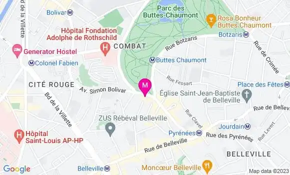 Localisation Restaurant  Le Gâteau sur la Cerise
