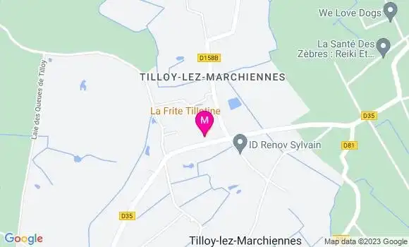 Localisation Restaurant  La Frite Tillotine