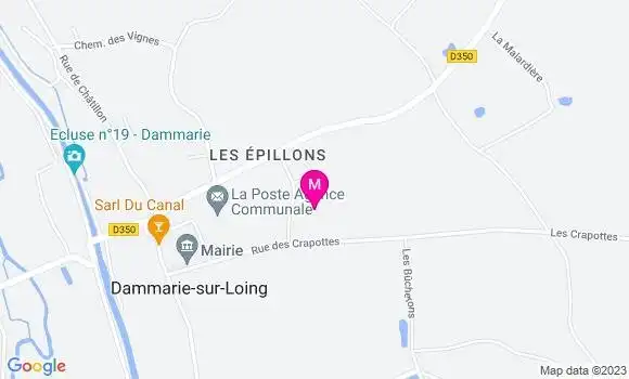 Localisation Restaurant  Au Loing des Saveurs