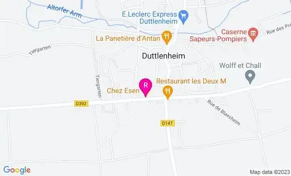 Localisation Restaurant Turc Chez Esen