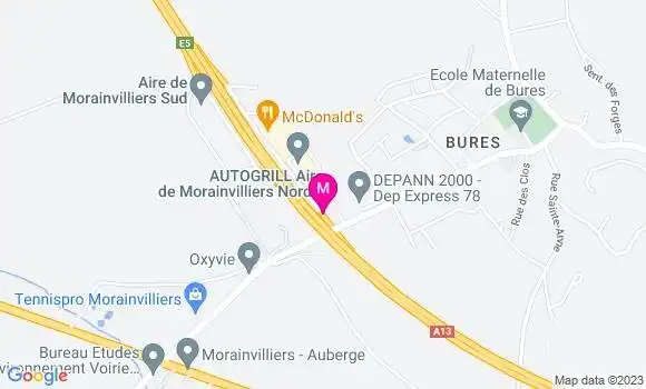 Localisation Restaurant  Mc Donald
