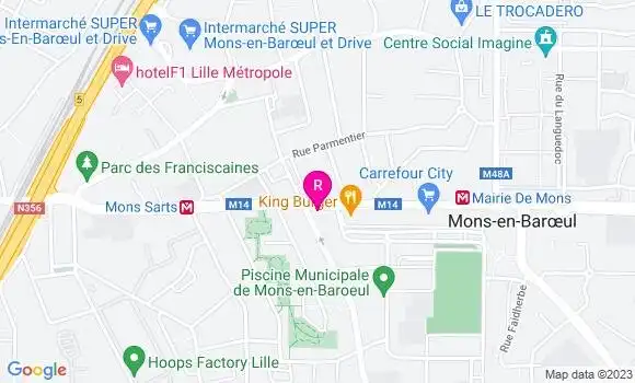 Localisation Restaurant  King Burger
