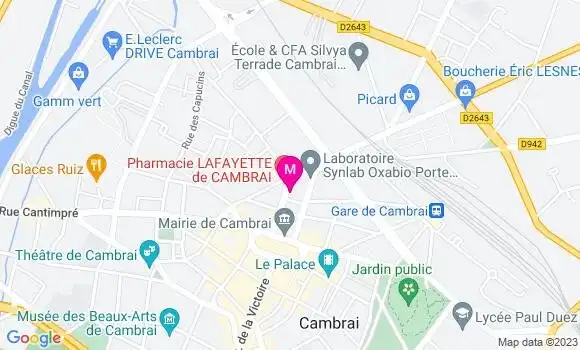 Localisation Pizzeria Pizza City