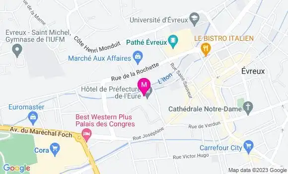 Localisation Restaurant  La Rose des Sables